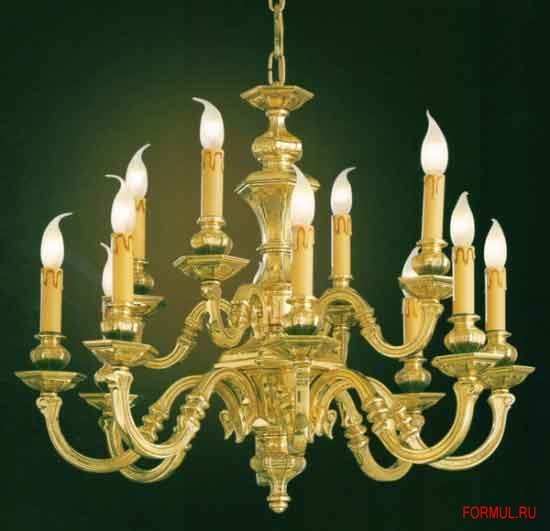 Люстра Possoni Illuminazione 777/8+4 ORO